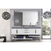 Columbia Glossy White 72" Double (Vanity Only Pricing)